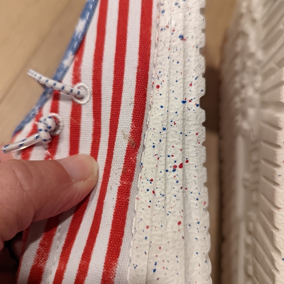 Patriotic Kids Shoes with Stars and Stripes - Picture 3 of 11